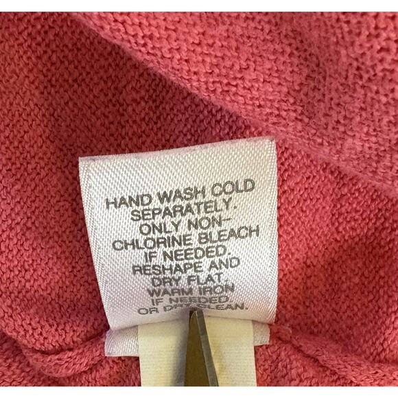 J. Jill Pink 3/4 Sleeve Linen Blend Round Neck Shirt Size Large - Picture 10 of 13